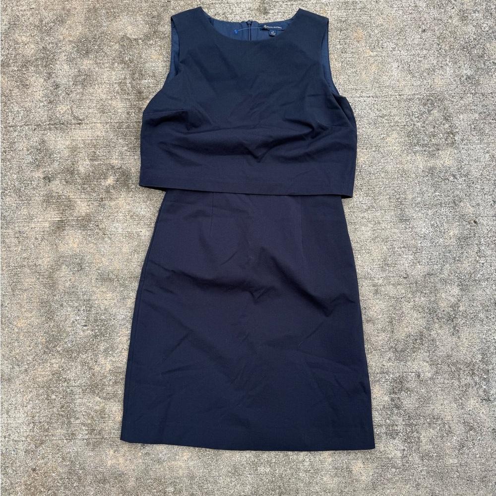 Navy Sleeveless Dress